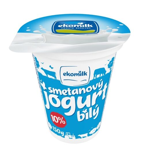 Smetanový jogurt bílý 150g