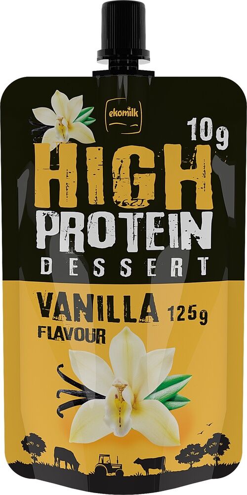 High protein dessert vanilkový 125g kapsička