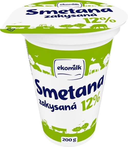 Zakysaná smetana 12%, 200g