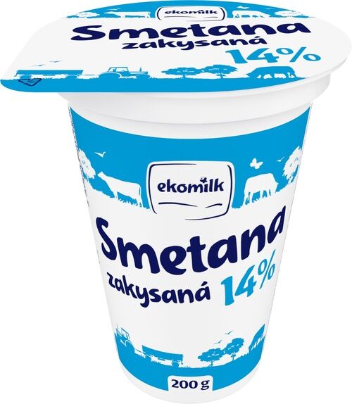 Zakysaná smetana 14%, 200g