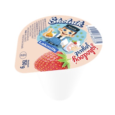 Školník jogurt 2,7% jahodový 150g